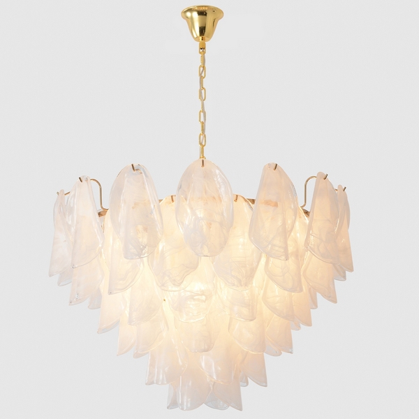 

Подвесная люстра Crystal Lux EMILIA SP12 GOLD, Белый, Emilia EMILIA SP12 GOLD