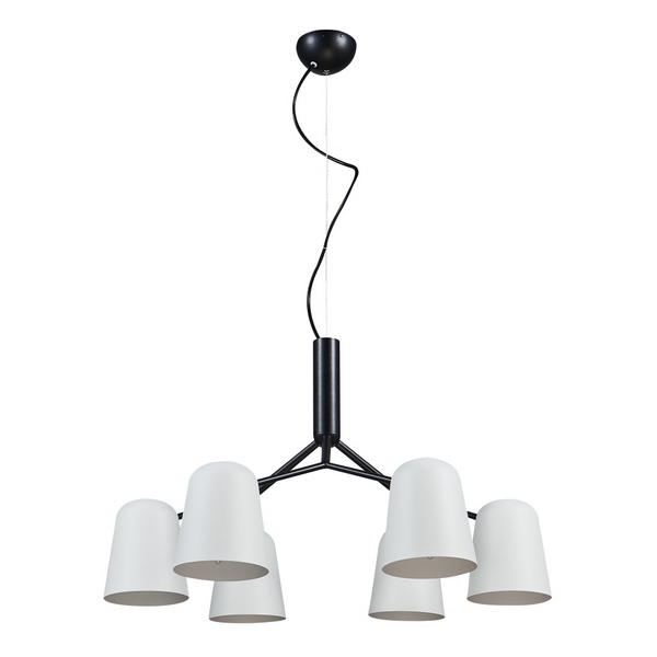

Подвесная люстра ENRIQUE SP6 BLACK/WHITE (Crystal Lux), Черно-белый, ENRIQUE ENRIQUE SP6 BLACK/WHITE