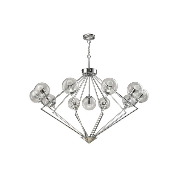 

Подвесная люстра светодиодная Crystal Lux FABRICIO SP11 CHROME/TRANSPARENTE, Fabricio FABRICIO SP11 CHROME/TRANSPARENTE