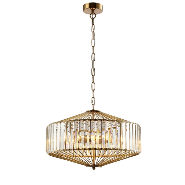 

Подвесная люстра Crystal Lux FIESTA SP5 BRASS/TRANSPARENTE, Fiesta FIESTA SP5 BRASS/TRANSPARENTE