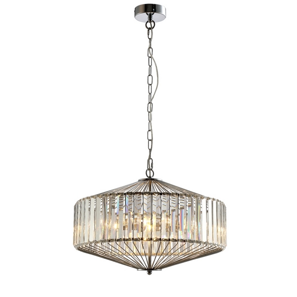 

Подвесная люстра Crystal Lux FIESTA SP5 CHROME/TRANSPARENTE, Fiesta FIESTA SP5 CHROME/TRANSPARENTE