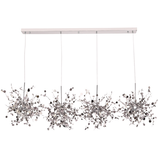 

Подвесной светильник Crystal Lux GARDEN SP3х4 L1600 CHROME, Хром, Garden GARDEN SP3х4 L1600 CHROME