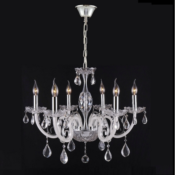 

Люстра 2 в 1 подвесная/потолочная GLAMOUR SP-PL6 (Crystal Lux), Прозрачный, Glamour GLAMOUR SP-PL6