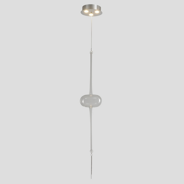

Подвесной светильник светодиодный Crystal Lux GLASS SP3W LED CHROME, Прозрачный, Glass GLASS SP3W LED CHROME
