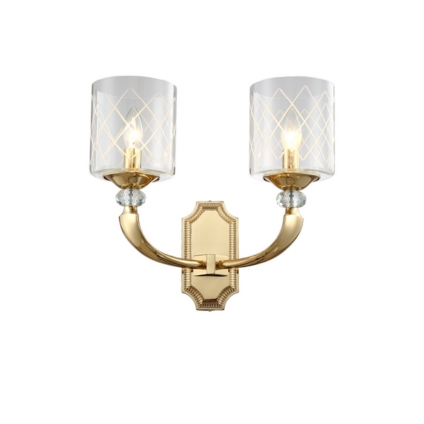 

Бра AP2 Crystal Lux Gracia GOLD, Gracia GRACIA AP2 GOLD