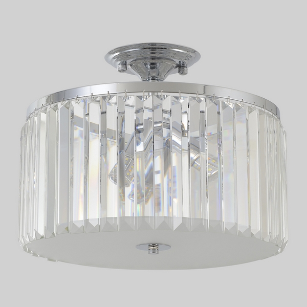 

Потолочная люстра на штанге Crystal Lux Hilton HILTON PL4 CHROME, Прозрачный, Hilton HILTON PL4 CHROME