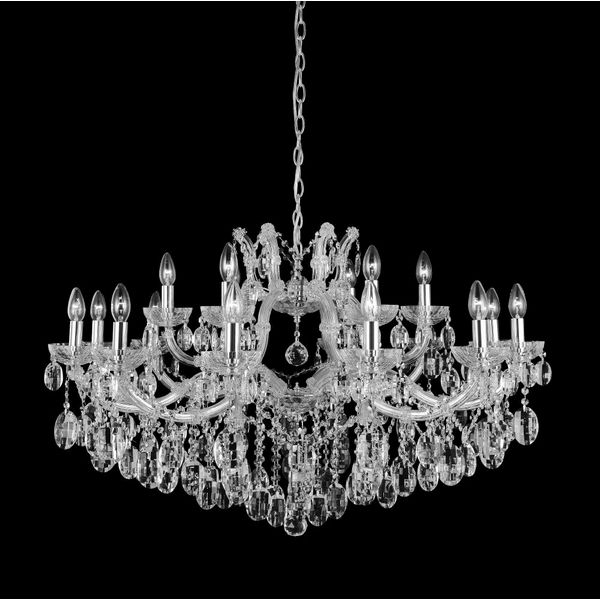 

Подвесная люстра Crystal Lux HOLLYWOOD SP12+6 CHROME, Хром, Hollywood HOLLYWOOD SP12+6 CHROME