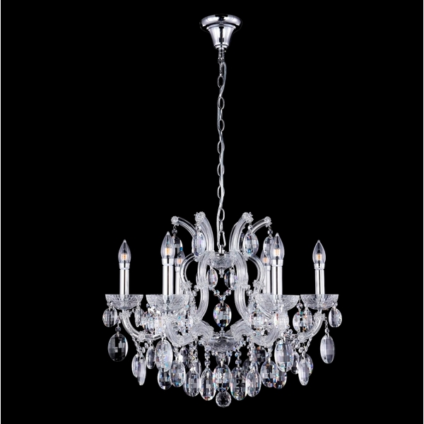 

Подвесная люстра Crystal Lux HOLLYWOOD SP6 CHROME, Хром, Hollywood HOLLYWOOD SP6 CHROME