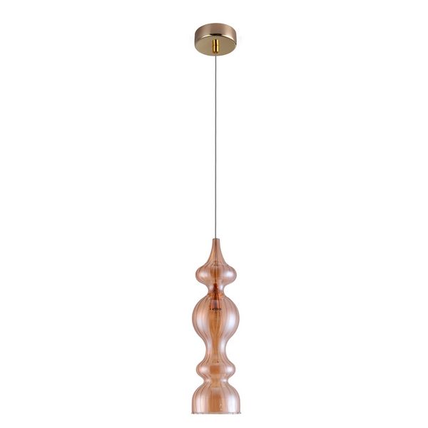 

Подвесной светильник Crystal Lux IRIS SP1 A AMBER, Янтарный, Iris IRIS SP1 A AMBER