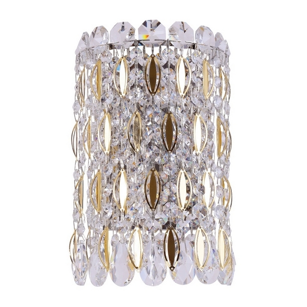 

Настенный светильник хрустальный Crystal Lux LIRICA AP2 CHROME/GOLD-TRANSPARENT, Lirica LIRICA AP2 CHROME/GOLD-TRANSPARENT