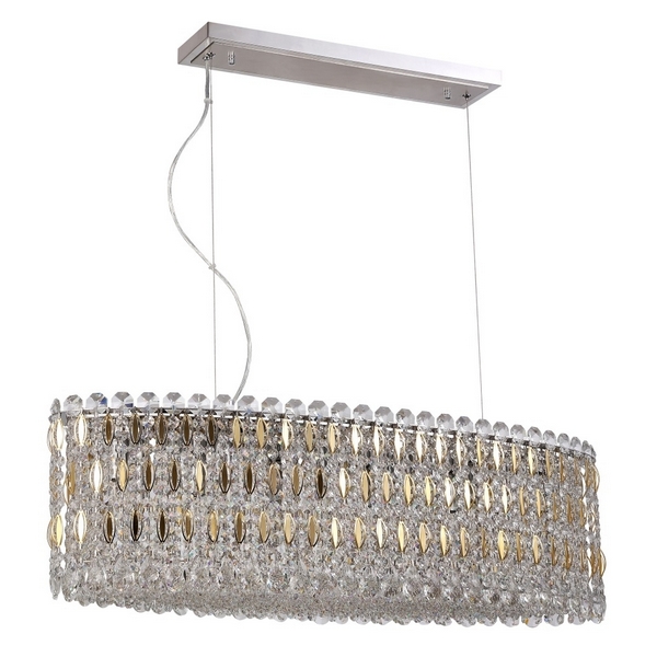 

Подвесной светильник хрустальный Crystal Lux LIRICA SP10 L900 CHROME/GOLD-TRANSPARENT, Lirica LIRICA SP10 L900 CHROME/GOLD-TRANSPARENT