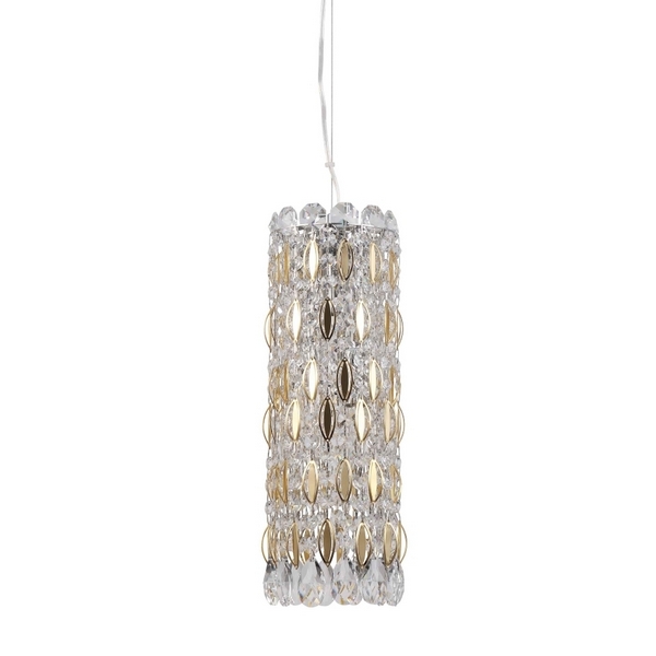 

Подвесной светильник хрустальный Crystal Lux LIRICA SP3 CHROME/GOLD-TRANSPARENT, Золото, Lirica LIRICA SP3 CHROME/GOLD-TRANSPARENT