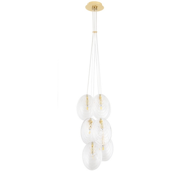

Подвесной светильник Crystal Lux MAR SP6 TRANSPARENTE, Прозрачный, Mar MAR SP6 TRANSPARENTE