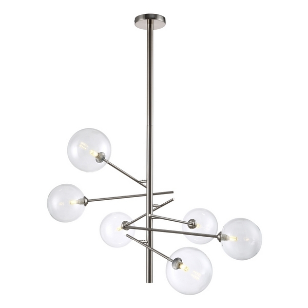 

Потолочная люстра Crystal Lux MARCOS SP6 NICKEL, MARCOS MARCOS SP6 NICKEL