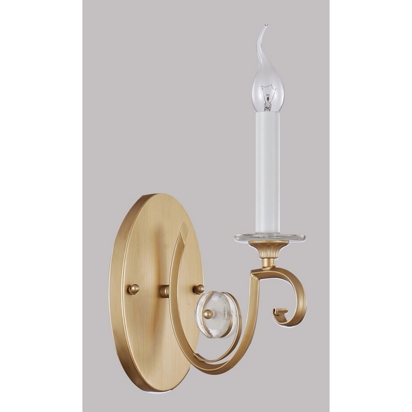 

Бра Crystal Lux MARIBEL AP1 в виде свечи, Золото, Maribel MARIBEL AP1