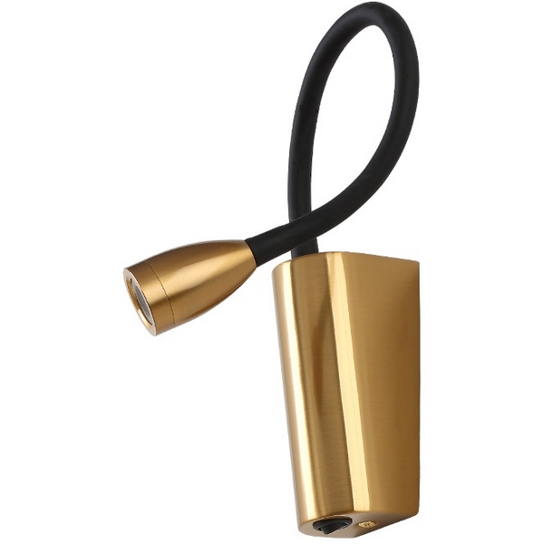 

Спот на гибкой ножке с выключателем Crystal Lux MOVI B AP3W LED BS, Латунь, Movi MOVI B AP3W LED BS