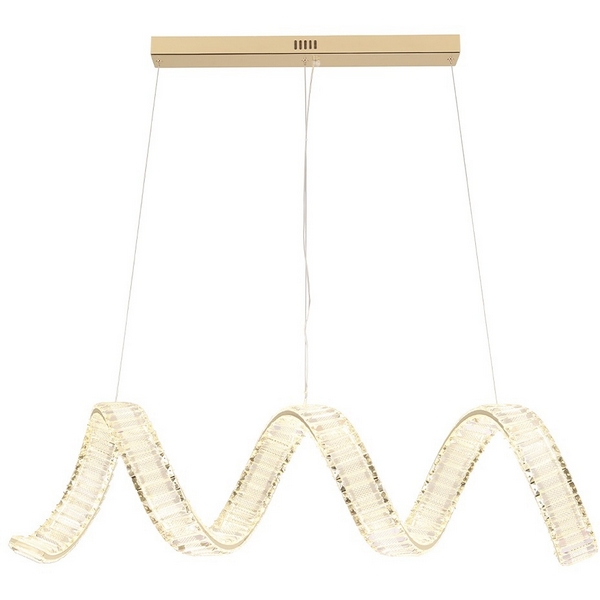 

Подвесной светильник Crystal Lux MUSIKA SP100W LED L1200 GOLD, Прозрачный, Musika MUSIKA SP100W LED L1200 GOLD