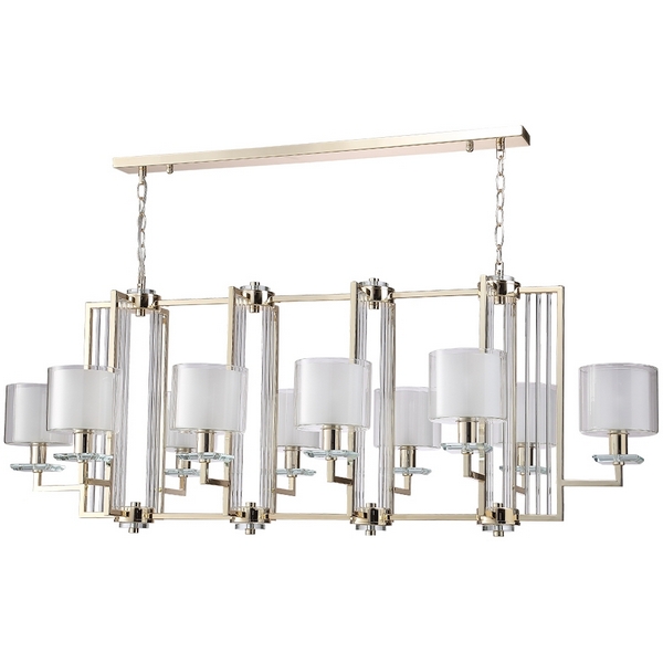 

Подвесная люстра Crystal Lux NICOLAS SP10 L1300 GOLD/WHITE, Белый, Nicolas NICOLAS SP10 L1300 GOLD/WHITE