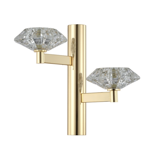 

Бра Crystal Lux REBECA AP2 GOLD, Золото, Rebeca REBECA AP2 GOLD