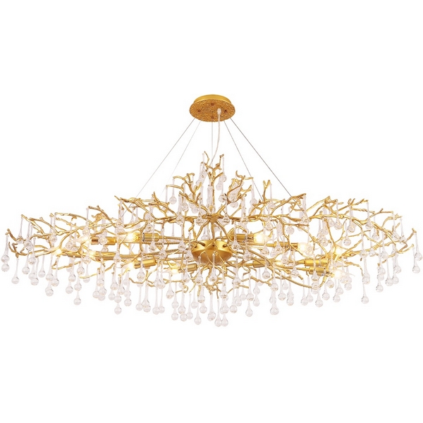 

Подвесная люстра Crystal Lux REINA V2 SP16 L1500 GOLD PEARL, Золото, Reina REINA V2 SP16 L1500 GOLD PEARL