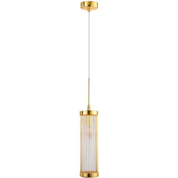 

Подвесной светильник Crystal Lux TADEO SP1 D100 GOLD/TRANSPARENTE, Tadeo TADEO SP1 D100 GOLD/TRANSPARENTE
