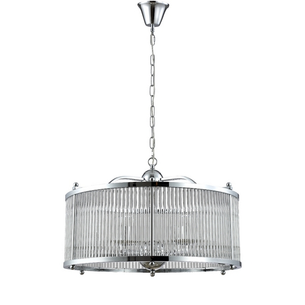 

Подвесная люстра Crystal Lux TADEO SP6 D600 CHROME/TRANSPARENTE, Хром, Tadeo TADEO SP6 D600 CHROME/TRANSPARENTE