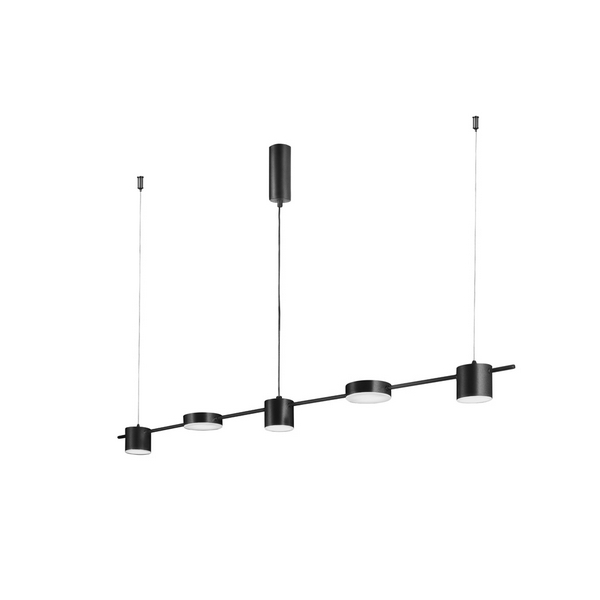 

Подвесной светильник светодиодный Crystal Lux TRISTAN SP5 L1200 BLACK, Черный, Tristan TRISTAN SP5 L1200 BLACK