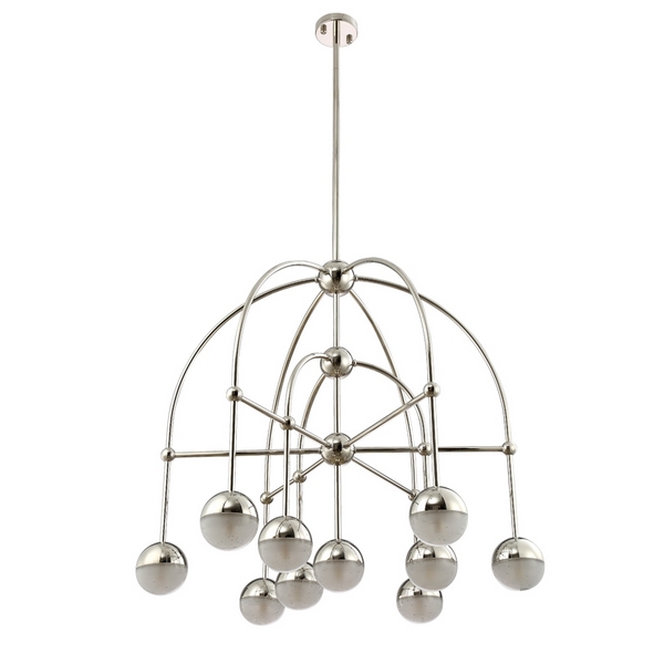 

Потолочная люстра светодиодная Crystal Lux TRUENA SP-PL6+3+1 NICKEL, Truena TRUENA SP-PL6+3+1 NICKEL