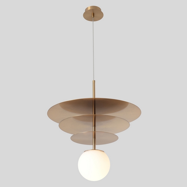 

Подвесной светильник Crystal Lux UVA SP1.3 BRASS в форме шара, Белый, Uva UVA SP1.3 BRASS