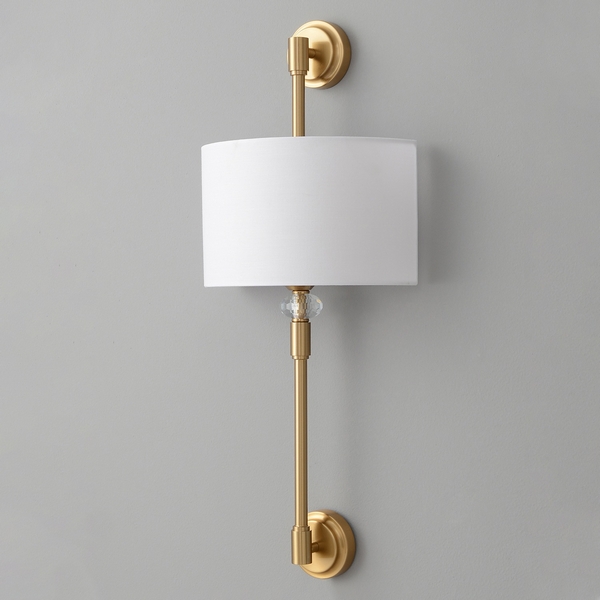 

Бра Crystal Lux VINTAGE AP2 BRASS, Белый, Vintage VINTAGE AP2 BRASS