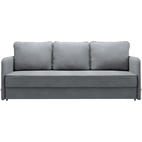 

Диван тканевый прямой серый D1 Слим AAA4008020 Velutto 12 D1 furniture, Слим AAA4008020