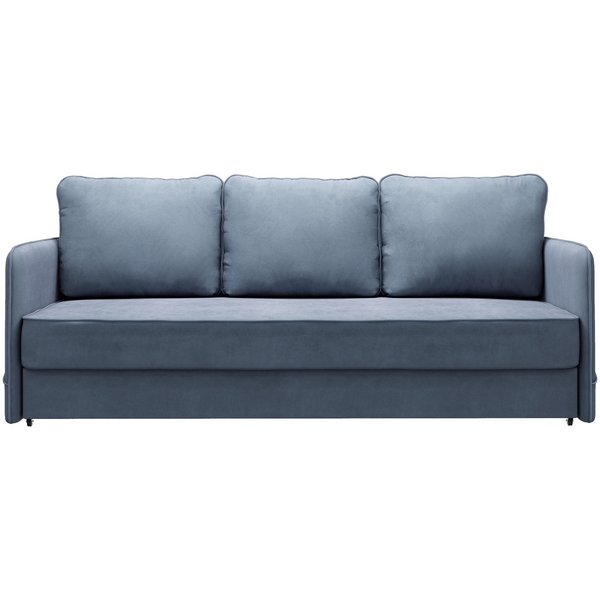 

Диван тканевый прямой синий D1 Слим AAA4008022 Velutto 48 D1 furniture, Слим AAA4008022