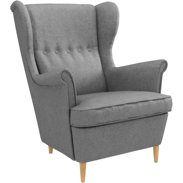 

Кресло тканевое серое D1 Бенон AAA41389003 Sawana 21 D1 furniture, Бенон AAA41389003