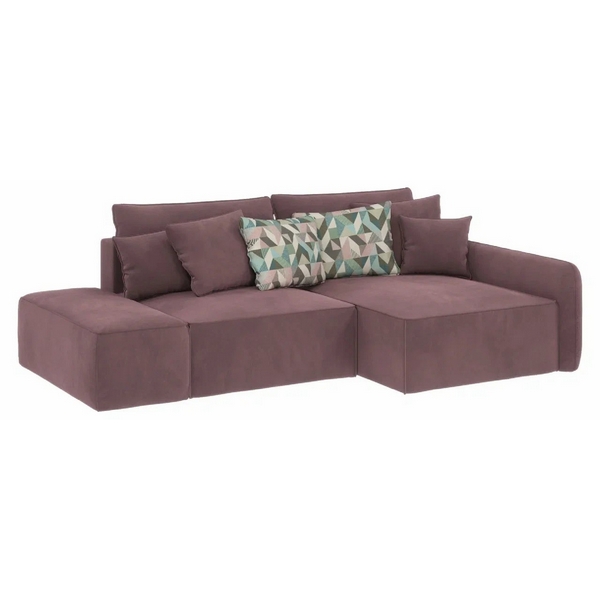 

Диван угловой розовый D1 Портленд AAA4150019 Evita Nougat D1 furniture, Портленд AAA4150019