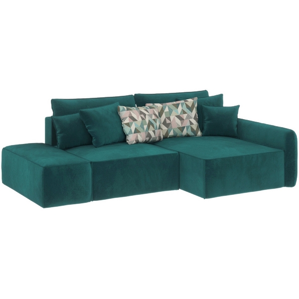 

Диван угловой изумрудный D1 Портленд AAA4150024 Premier 19 D1 furniture, Портленд AAA4150024