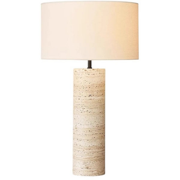 Изображение товара Интерьерная настольная лампа Delight Collection Stone Table Lamp 5003T travertine