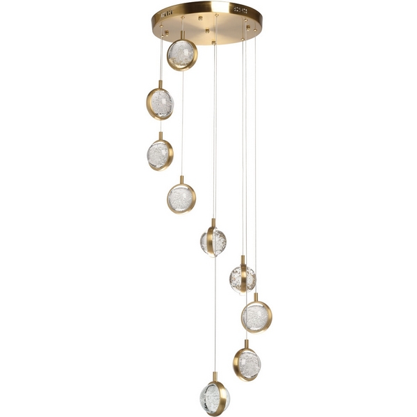 

Каскадный подвесной светильник с ПДУ LED DeMarkt Капелия 730011909, Капелия 730011909