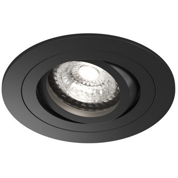 Изображение товара Точечный встраиваемый влагозащищенный светильник IP44 Denkirs Hydro DK2110-BK