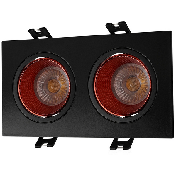 

Встраиваемый светильник светодиодный Denkirs DK3021 DK3072-BK+RD, Черный, DK3021 DK3072-BK+RD