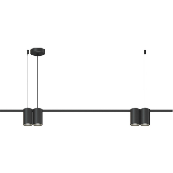 

Подвесной светильник Denkirs Orbit DK4061-BK 4xGU10 LED до 15 Вт, черный матовый, Orbit DK4061-BK