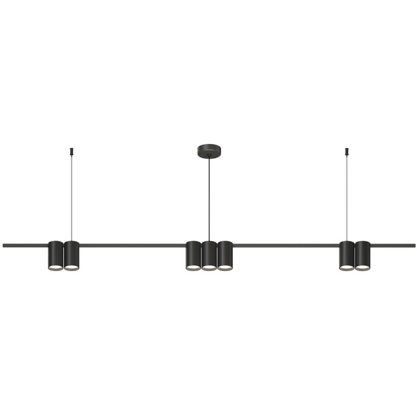

Подвесной светильник Denkirs Orbit DK4063-BK 7xGU10 LED до 15 Вт, черный матовый, Orbit DK4063-BK