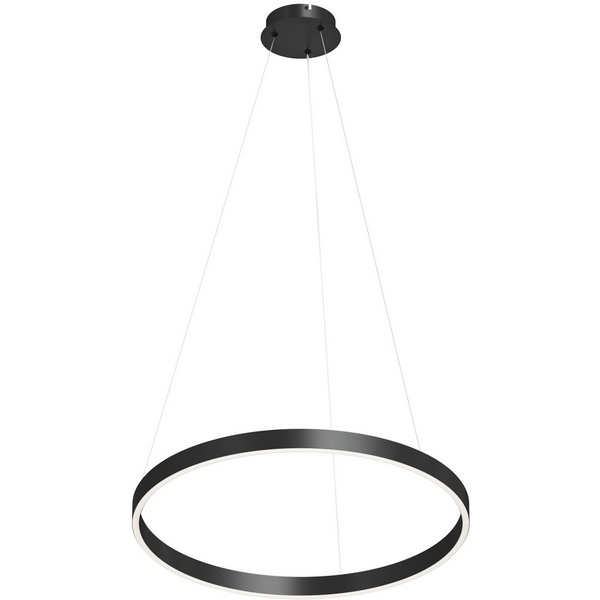 Изображение товара Denkirs Raydia DK6272-BK подвесной кольцевой светодиодный светильник 60x150 см