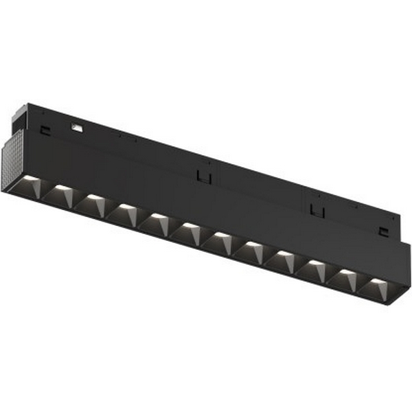 Трековый светильник низковольтный светодиодный 48V 12W Denkirs SMART 48V GRILL | СМАРТ 48V ГРИЛЬ DK8501-BK
