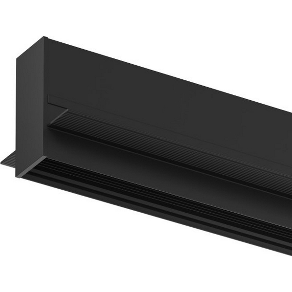 Шинопровод однофазный 220V 2 метра встраиваемый в гипсокартон Denkirs SMART SLIM HIDE | СМАРТ СЛИМ ХАЙД TR2432-BK