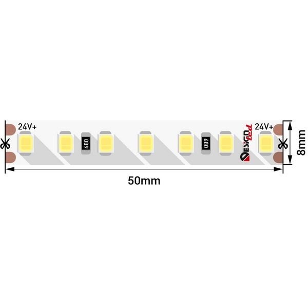 

Светодиодная лента IP33 DesignLed Food DSG2140-24-BRD-33 (5 шт.), Food DSG2140-24-BRD-33