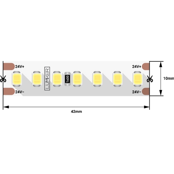 

Светодиодная лента DesignLed Lux DSG2168-24-WW-33 (5 шт.), Lux DSG2168-24-WW-33