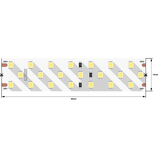 

Светодиодная лента DesignLed Lux DSG2252-24-WW-33 (5 шт.), Lux DSG2252-24-WW-33