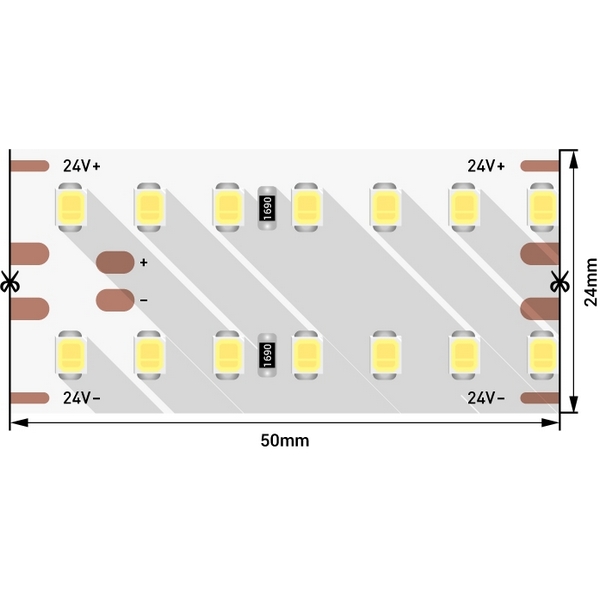 

Светодиодная лента DesignLed Lux DSG2280V2-24-NW-33 (2 шт.), Lux DSG2280V2-24-NW-33
