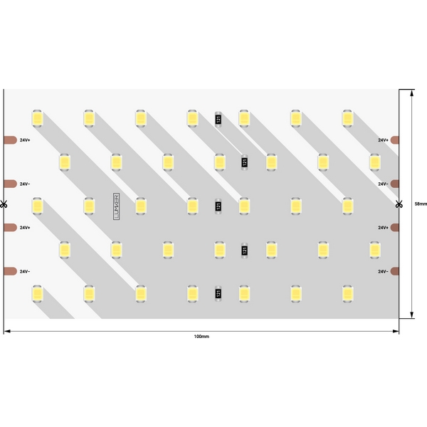 

Светодиодная лента DesignLed Lux DSG2350-24-WW-33 (2 шт.), Lux DSG2350-24-WW-33