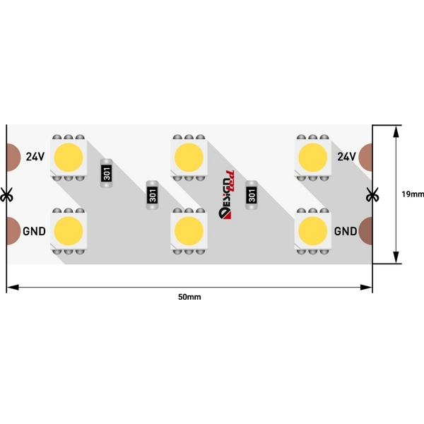 

Светодиодная лента DesignLed Lux DSG5120-24-NW-33 (5 шт.), Lux DSG5120-24-NW-33